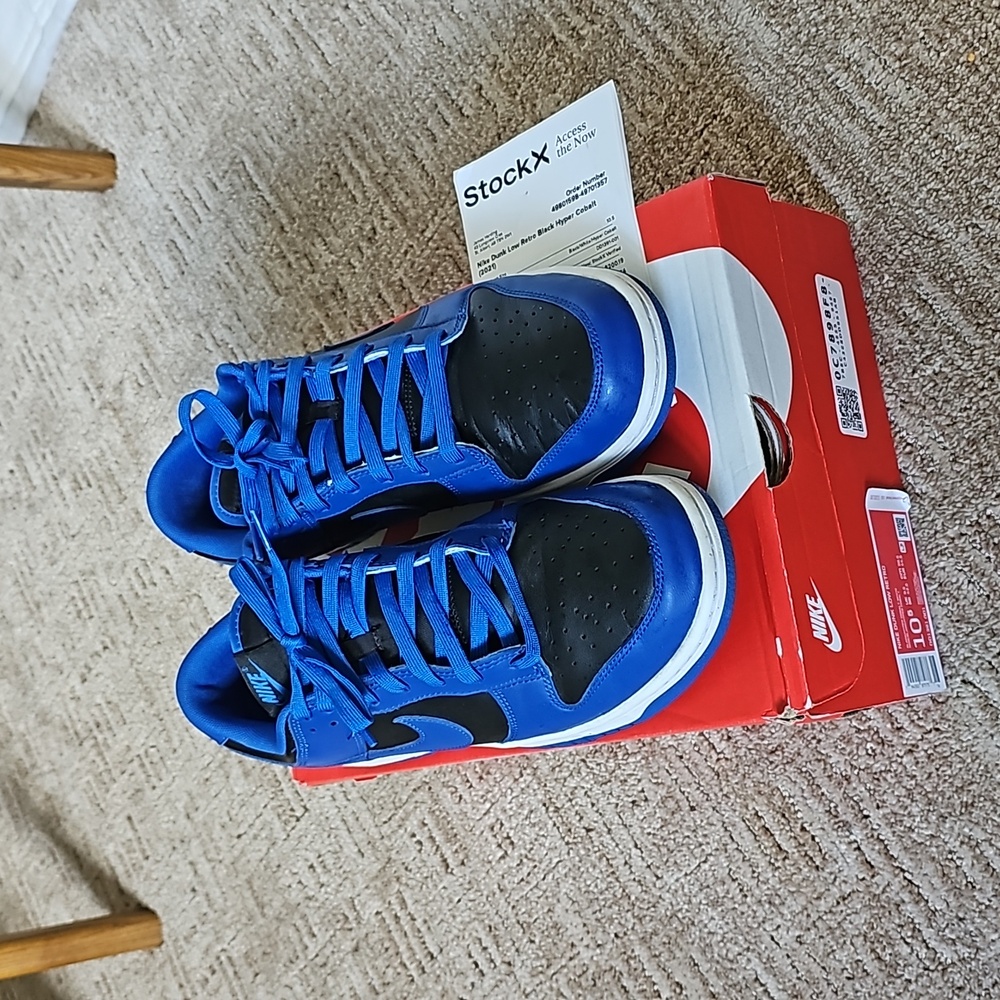 Nike Dunk - Retro Black Hyper Cobalt